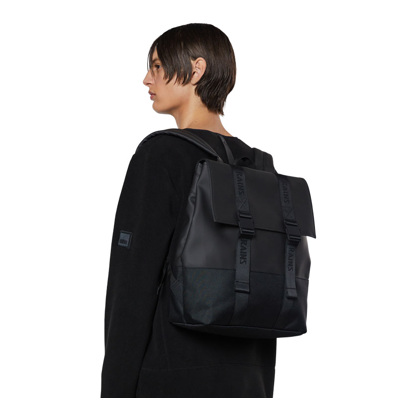 Рюкзак унисекс Rains Large черный