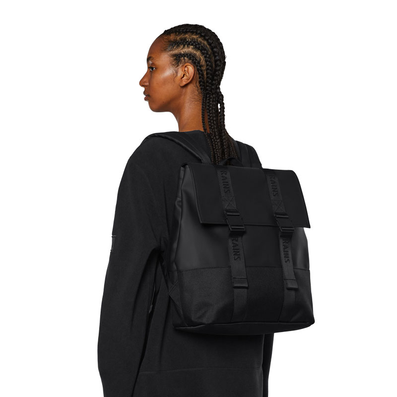 Рюкзак унисекс Rains Large черный