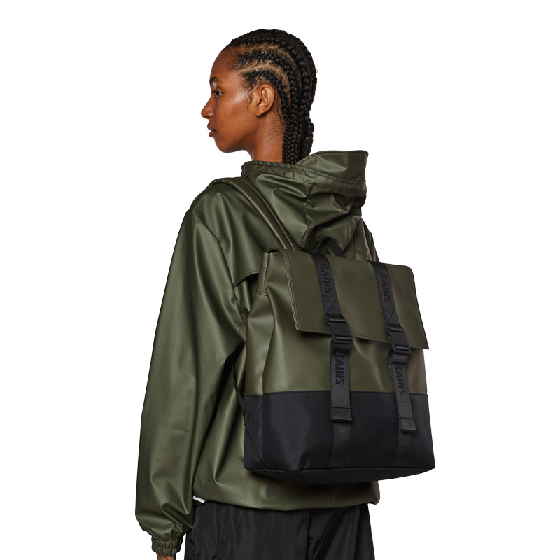 Рюкзак унисекс Rains Large черный