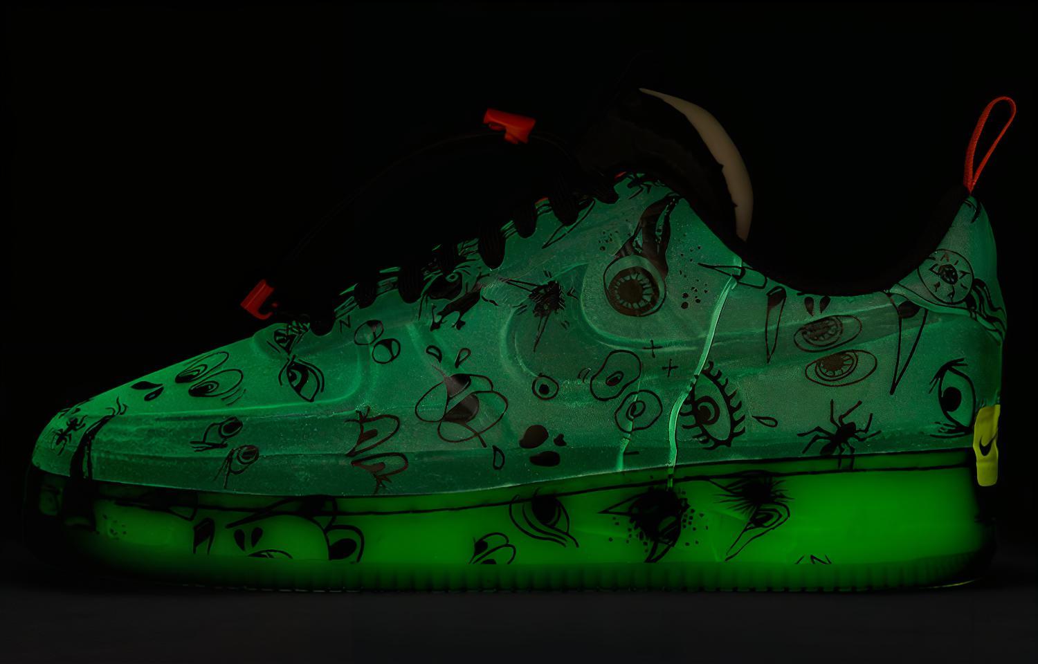 Кеды унисекс Nike Air Force 1 Experimental Halloween, 38.5 EU