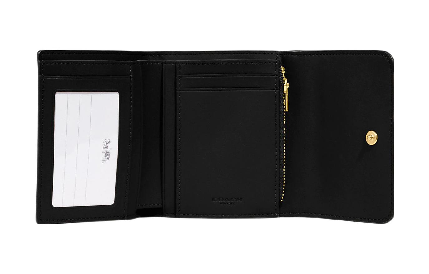 Кошелек женский COACH CE930-IMAA8 коричневый и черный