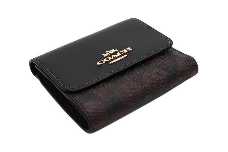 Кошелек женский COACH CE930-IMAA8 коричневый и черный