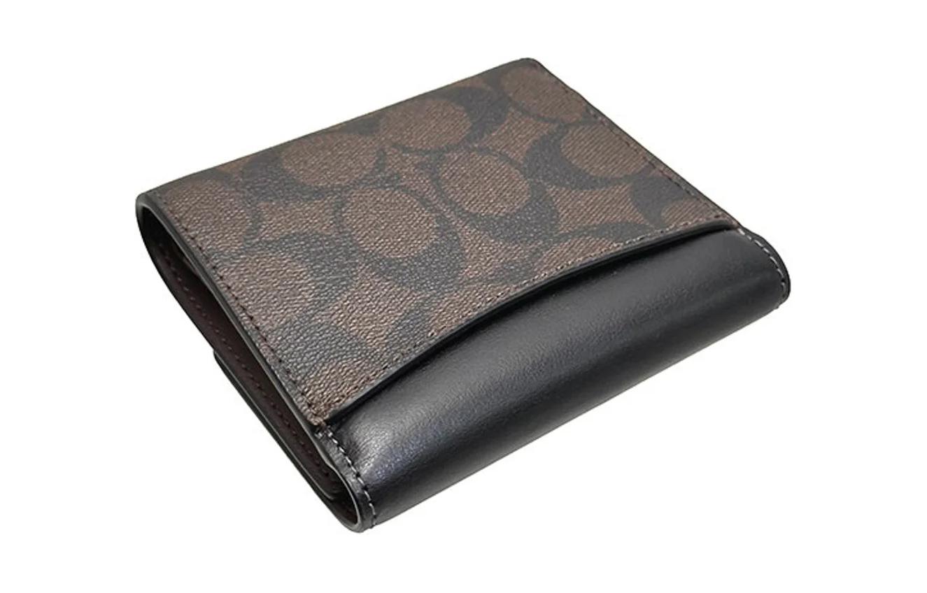 Кошелек женский COACH CE930-IMAA8 коричневый и черный