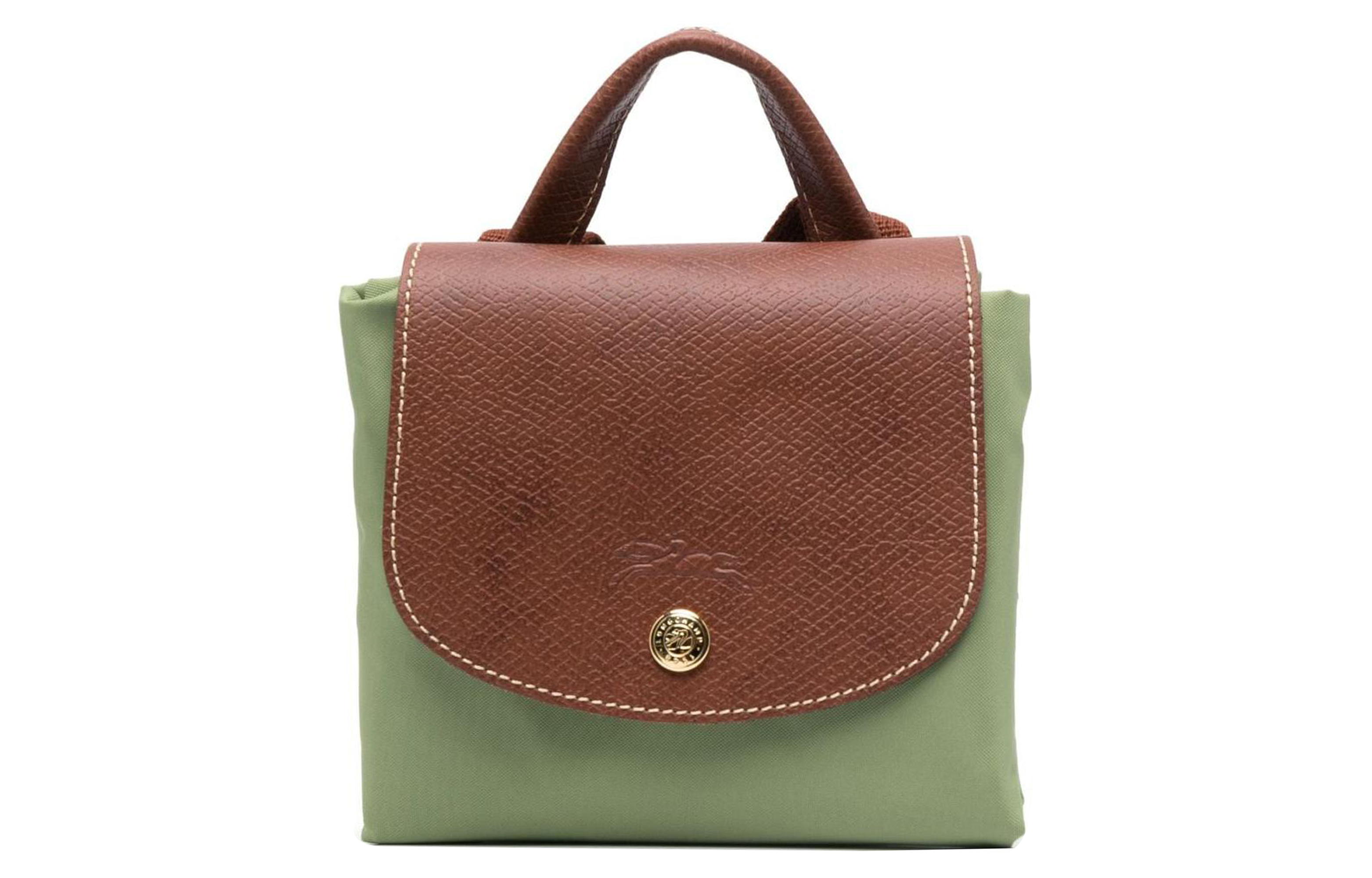 Рюкзак женский LONGCHAMP Le Pliage Canvas Regular зеленый