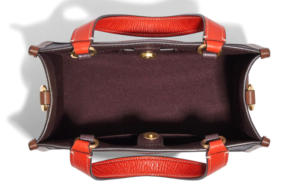 Сумка женская COACH Monogram коричневая