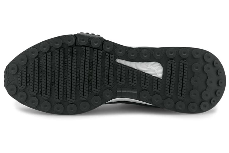 Кроссовки унисекс PUMA Wild Rider белые/черные, 37 EU