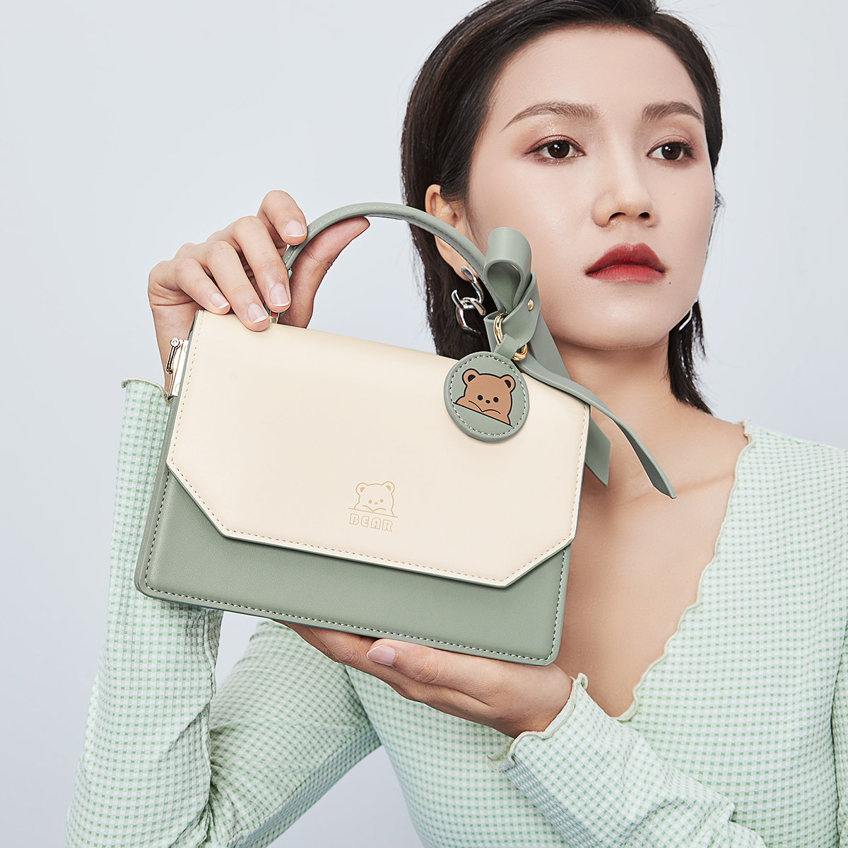 Сумка женская MEXICAN MLBD04220730, красная коричневая