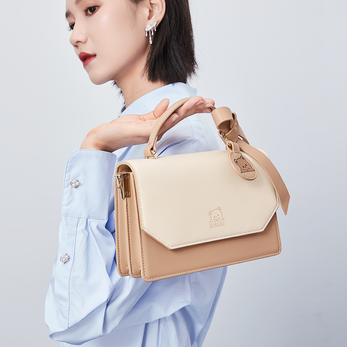 Сумка женская MEXICAN MLBD04220730, красная коричневая