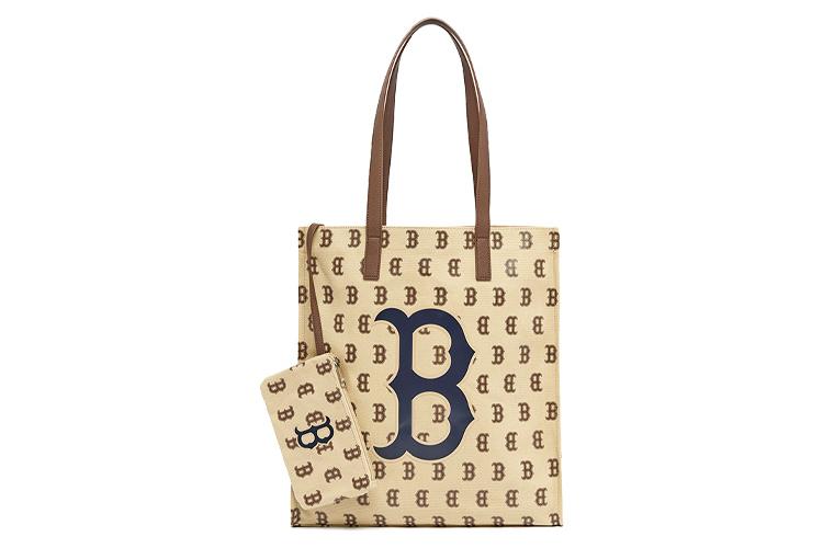 Сумка женская MLB Monogram Collection квадратная, хаки