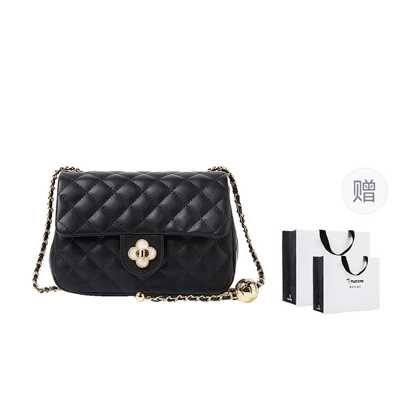 Сумка женская TUCANO Hepburn черная/экрю