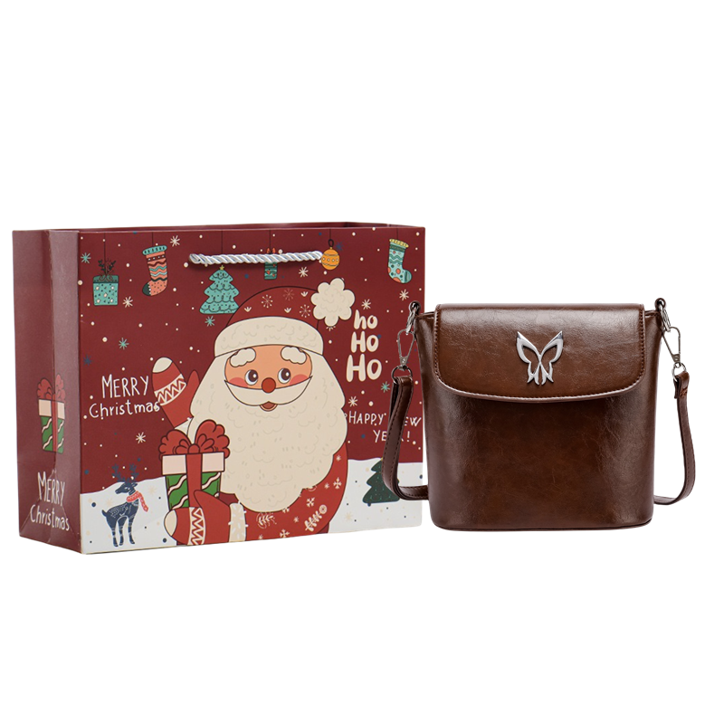 Сумка женская NOMK MK231021-2 темно-коричневая