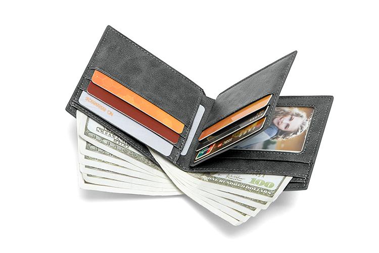 Кошелек мужской MashaLanti M024306D30006 серый и кофейный