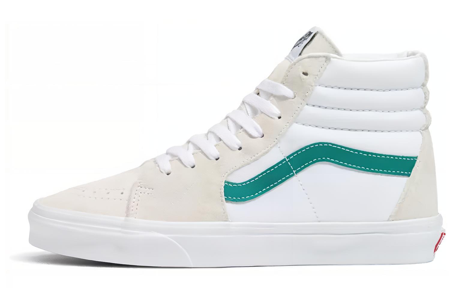 Кроссовки унисекс Vans SK8 Hi Classic Cadmium Green, 37 EU