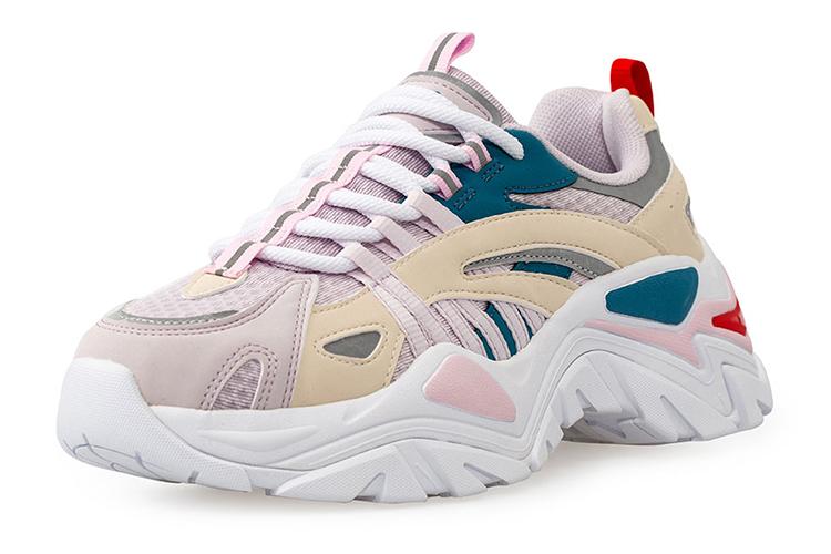 Кроссовки женские FILA Fishbone белые, фиолетовые, 37.5 EU