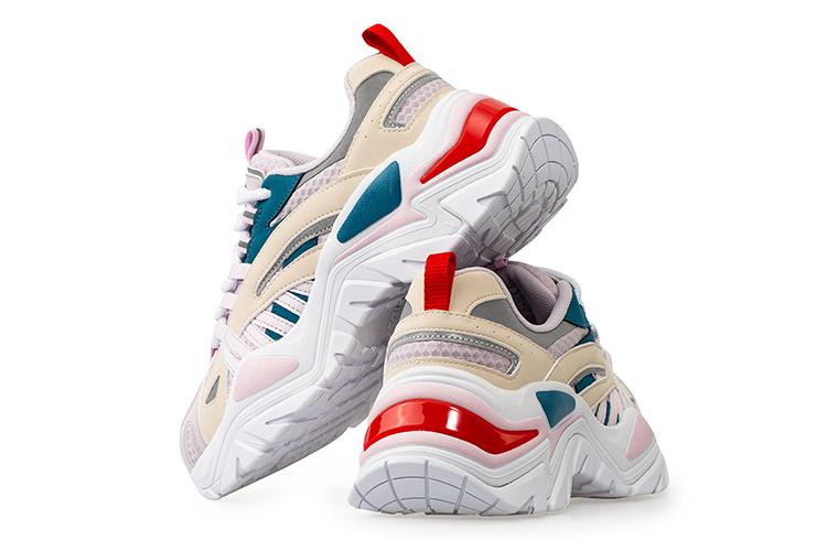 Кроссовки женские FILA Fishbone белые, фиолетовые, 37.5 EU