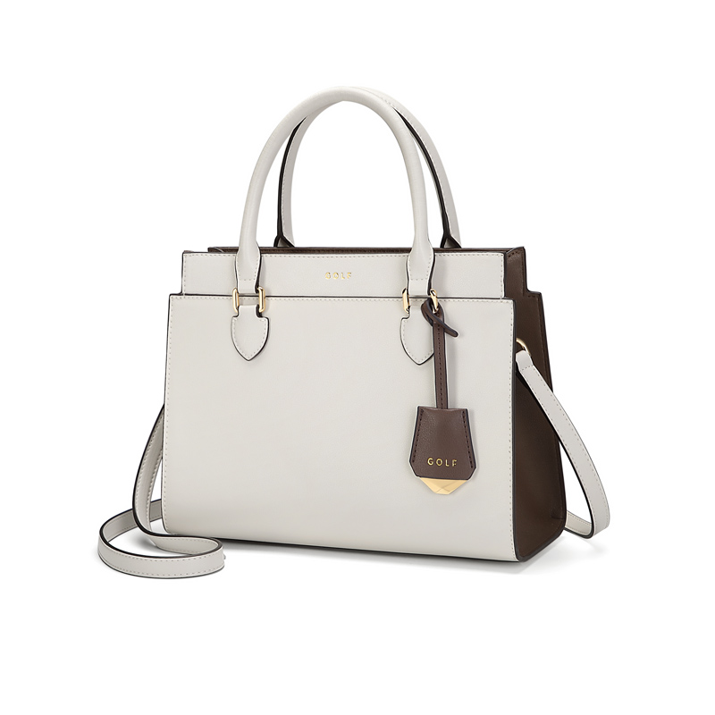 Сумка женская GOLF Kelly Bag белый/хаки/абрикосовый