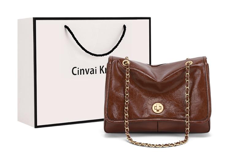 Сумка женская CinvaiKrose A044310B7009 коричневая