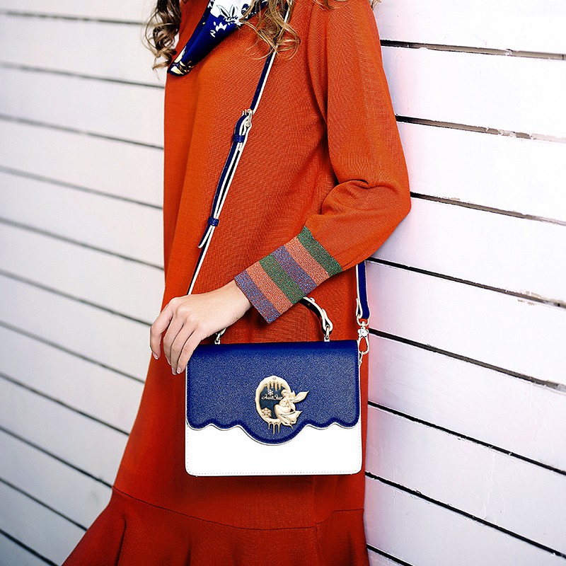 Сумка женская JUST STAR Regular синий/белый