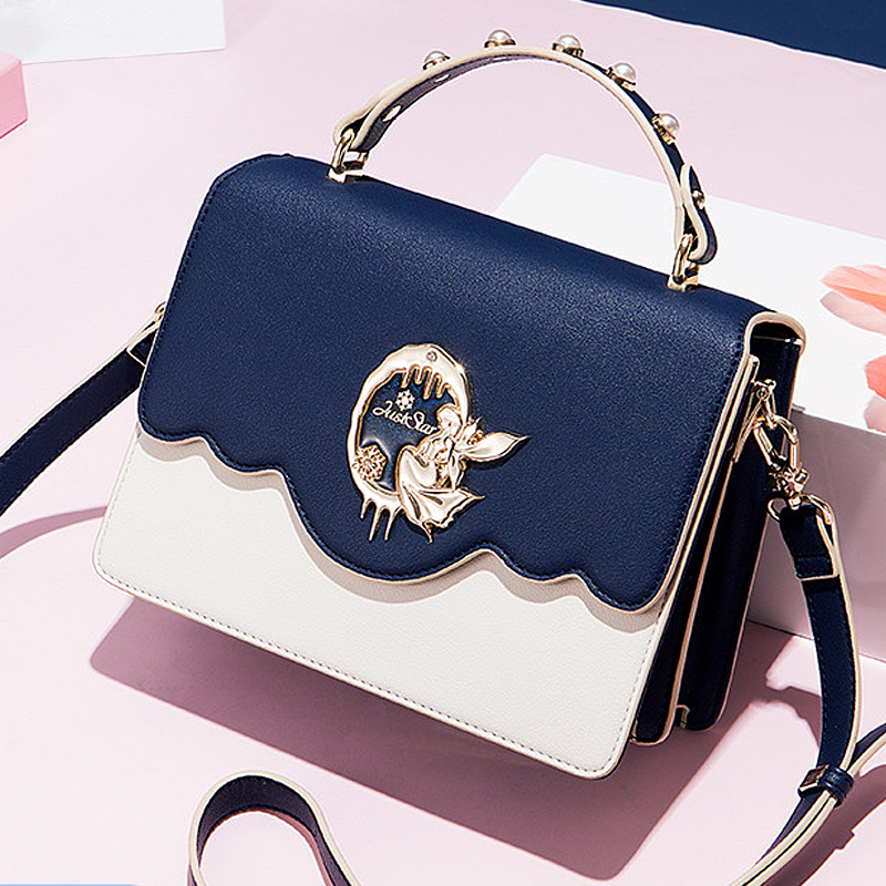 Сумка женская JUST STAR Regular синий/белый