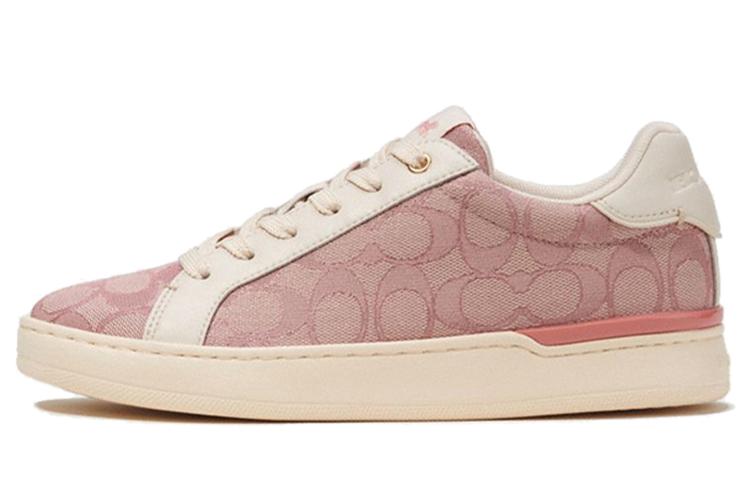 Кеды женские COACH Clip розовые