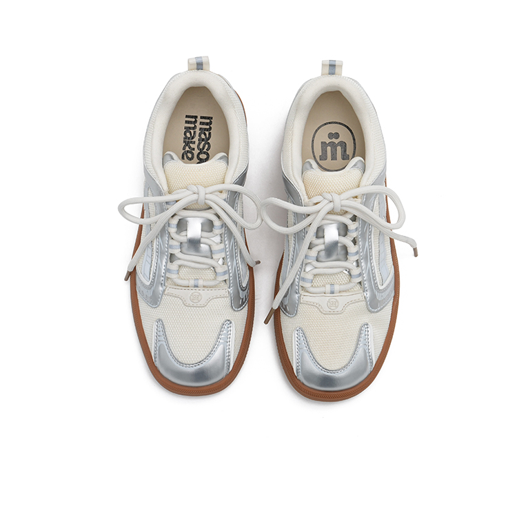 Кроссовки женские MASOOMAKE MEA5TT5881A, british white, 39 EU