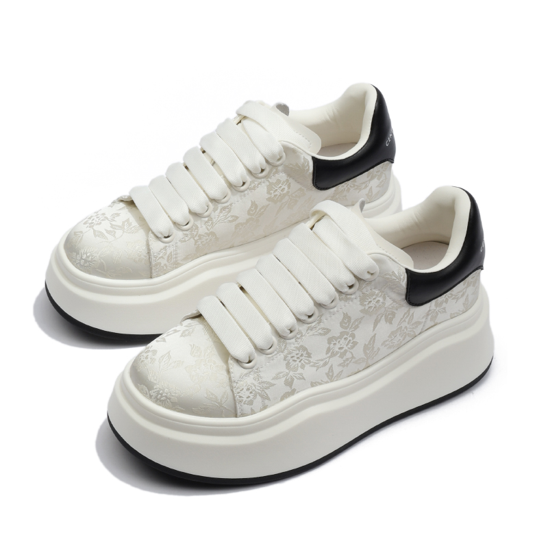 Кеды женские CENTRAL&KITTY XZ3965 серебристые, 35 EU