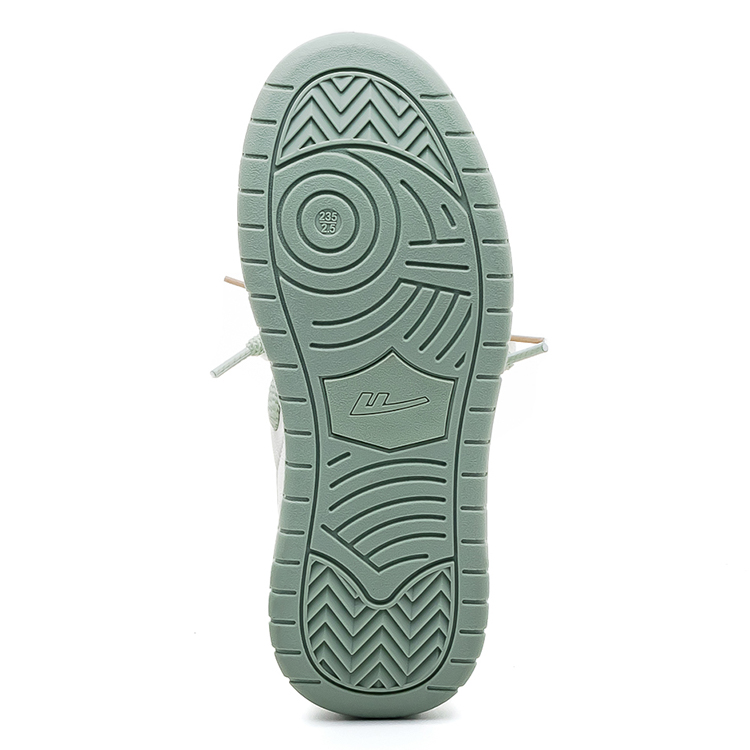 Кеды женские Warrior WXY-J888Z/ бежево-зелёные, 38 EU