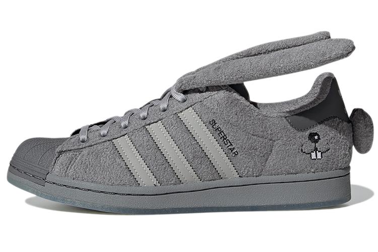 Кеды унисекс Adidas Superstar Melting Sadness Bunny серые, 47 1/3 EU