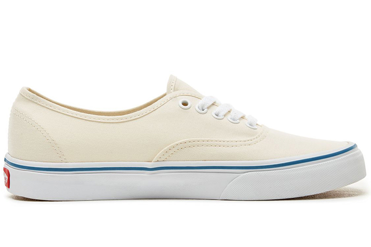 Кеды унисекс Vans Authentic Foxstripe белые, синие, 38 EU