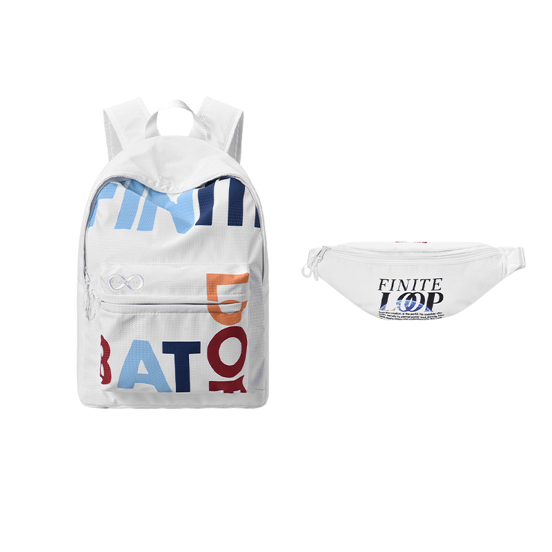 Рюкзак унисекс FINITE LOOP белый, 1759953