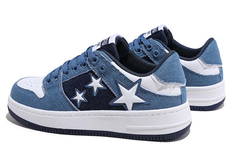 Кеды женские HUANQIU CH2112WL белые, синие, 35 EU