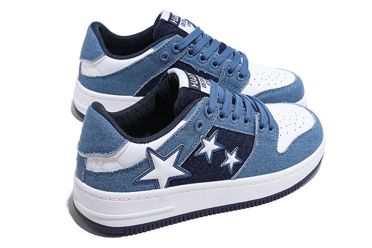 Кеды женские HUANQIU CH2112WL белые, синие, 35 EU