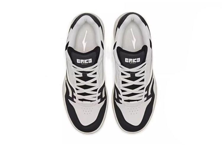 Кроссовки мужские Erke Xingzhou белые и черные, 40 EU