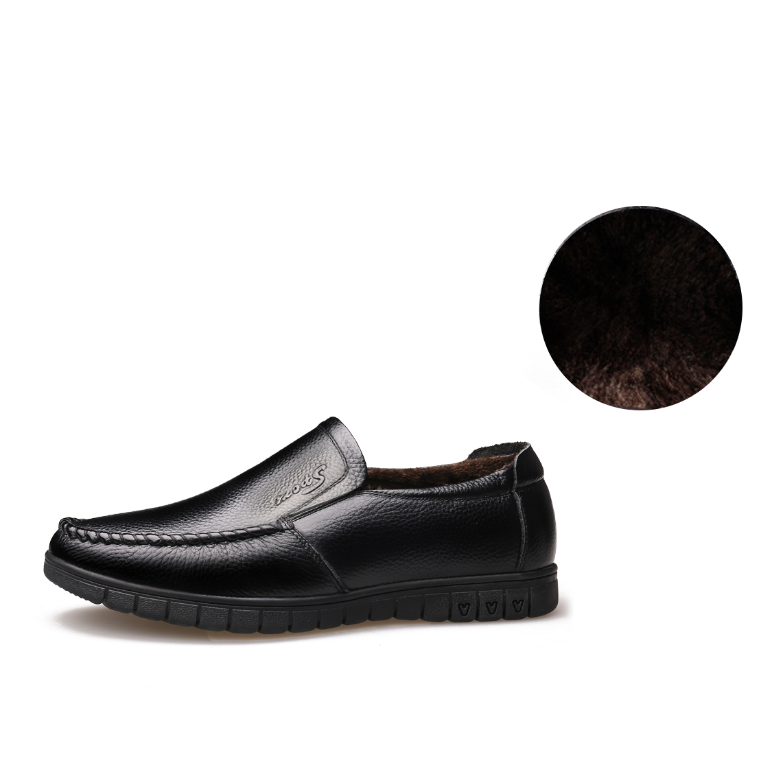 Лоферы мужские HUANAI 36274 черные, 40 EU