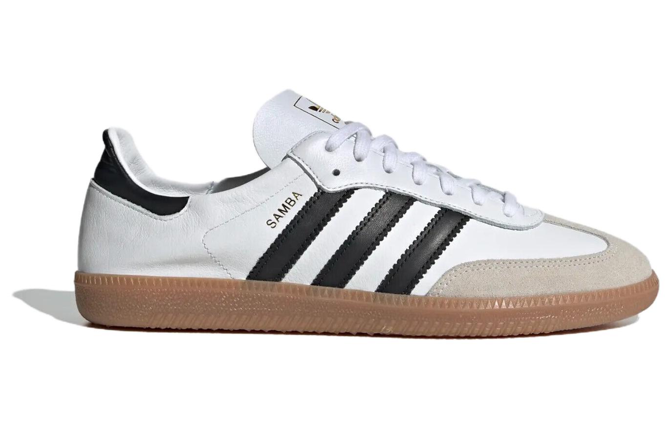 Кроссовки унисекс Adidas Samba Decon белые и черные, 40 2/3 EU