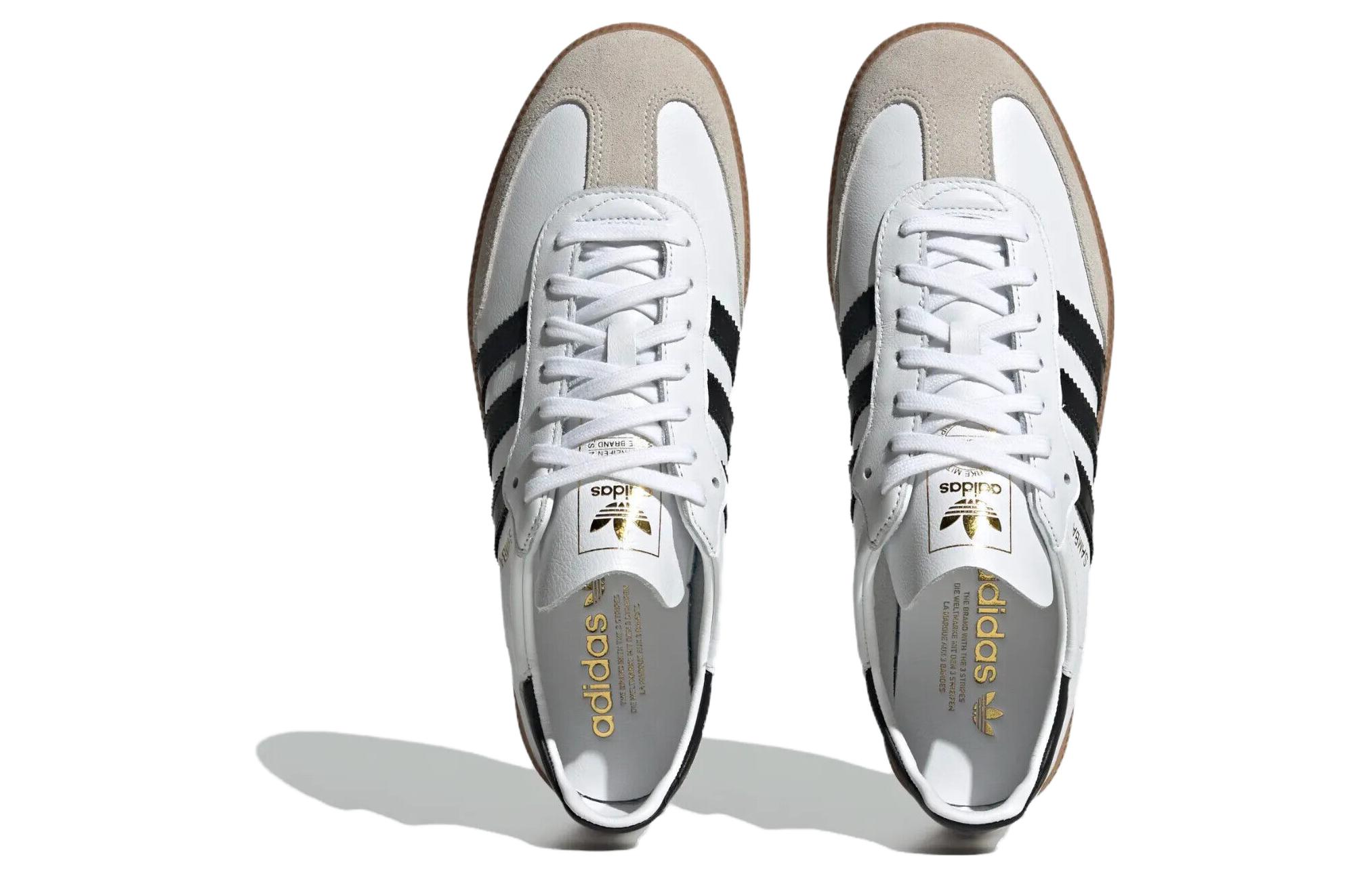 Кроссовки унисекс Adidas Samba Decon белые и черные, 40 2/3 EU