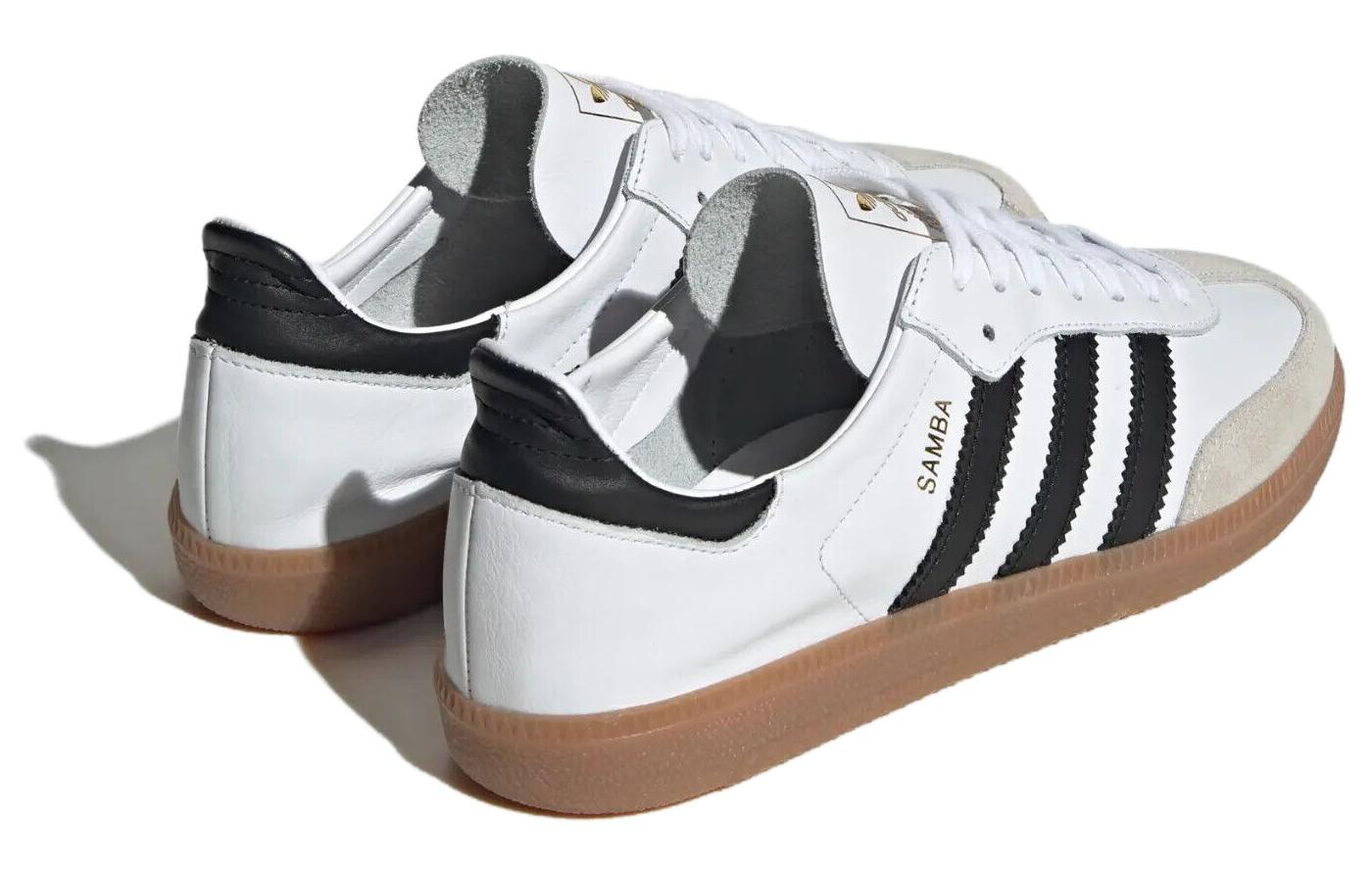 Кроссовки унисекс Adidas Samba Decon белые и черные, 40 2/3 EU