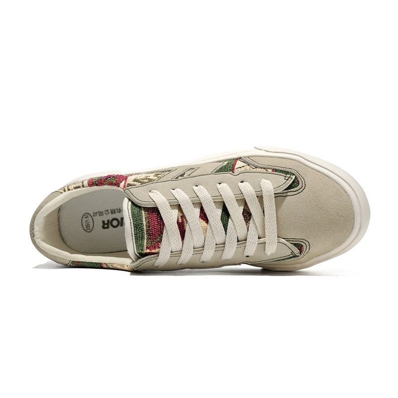 Кеды унисекс WARRIOR WXY-D329G красно-зелёные