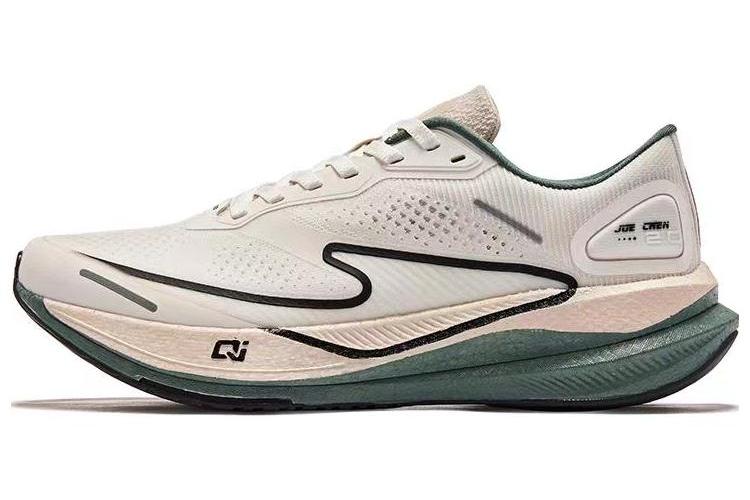 Кроссовки женские Erke Dust 2.0 белые и зелёные, 35 EU