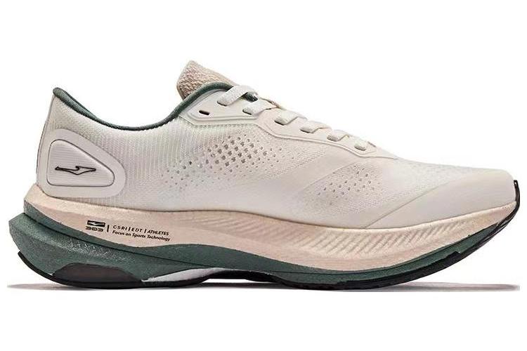 Кроссовки женские Erke Dust 2.0 белые и зелёные, 35 EU