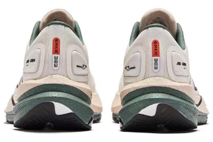 Кроссовки женские Erke Dust 2.0 белые и зелёные, 35 EU