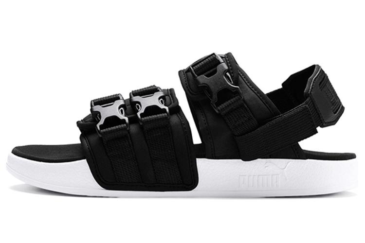 Сандалии PUMA Leadcat Ylm 19 черные, 35.5 EU