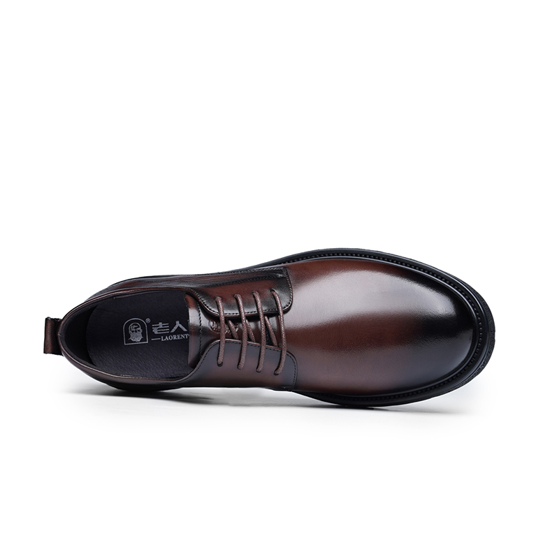 Туфли мужские LAORENTOU SZLSN20933 черные, 39 EU