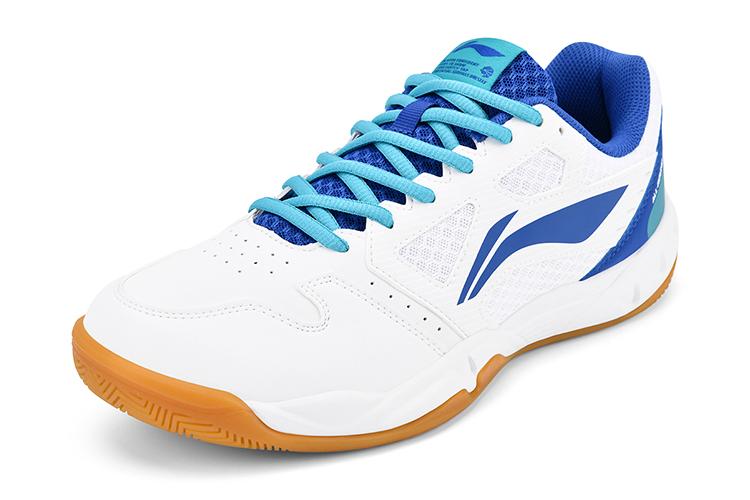 Кроссовки унисекс LiNing The Flash 2.0 белые с синими акцентами, 39 EU