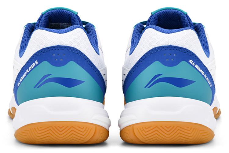 Кроссовки унисекс LiNing The Flash 2.0 белые с синими акцентами, 39 EU