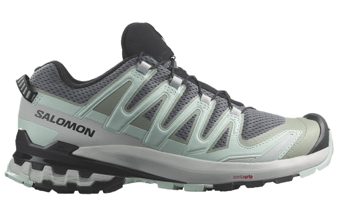 Спортивные ботинки унисекс SALOMON XA Pro 3D V9 зеленые, 38 2/3 EU
