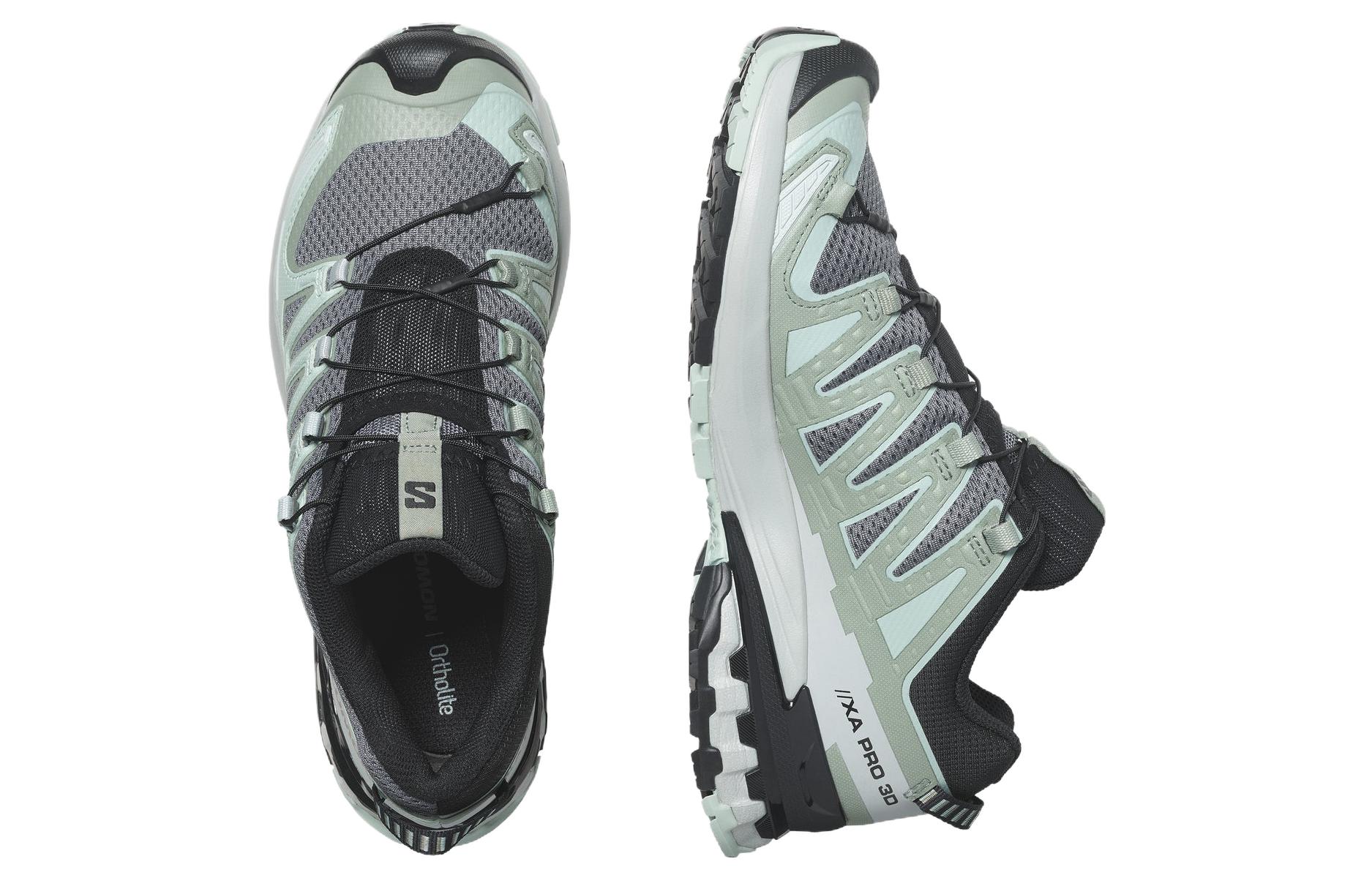 Спортивные ботинки унисекс SALOMON XA Pro 3D V9 зеленые, 38 2/3 EU