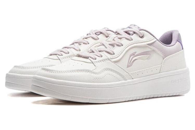 Кеды женские LiNing AGCT474-2 бело-фиолетовые, 35.5 EU