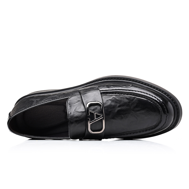 Лоферы мужские EGCHI CPZ98001 черные, 38 EU