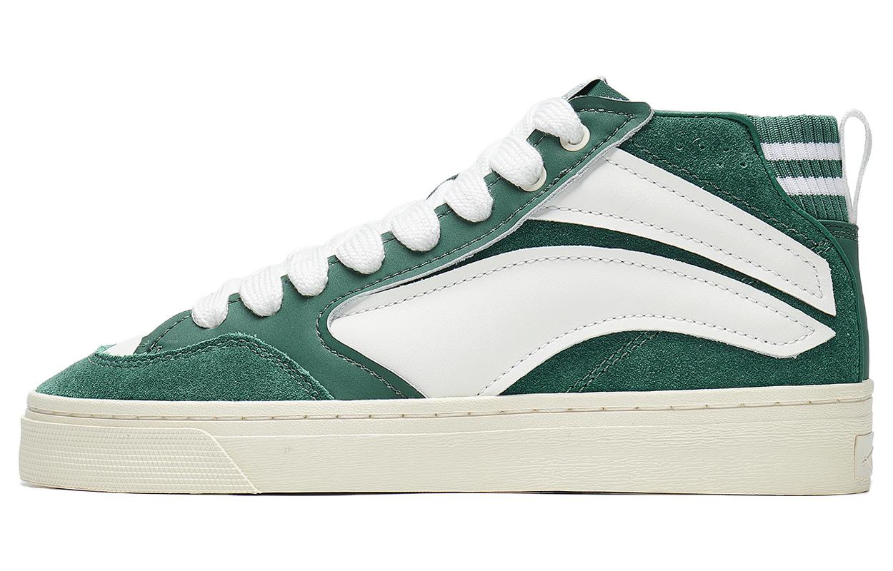 Кроссовки мужские LiNing Wave 180 VNTG зеленые и белые